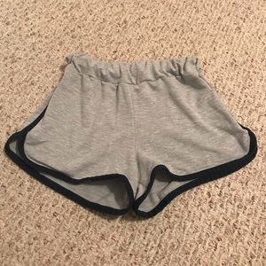 Retro high waisted gym shorts